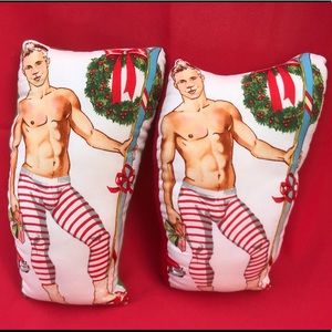 Christmas hunk personal pillow